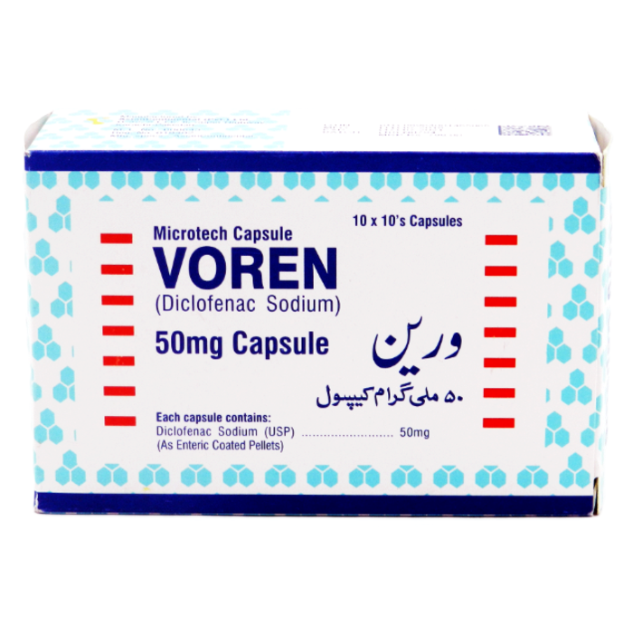 Voren 50mg Capsules