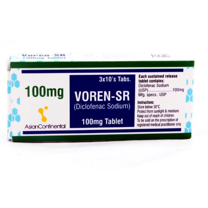Voren Sr 100mg Tablets