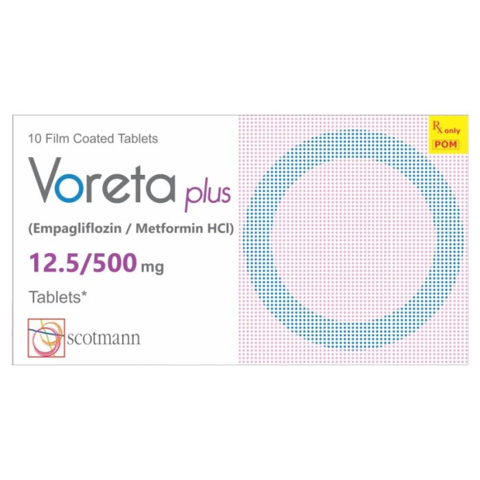 Voreta Plus 12.5mg 500mg Tablets