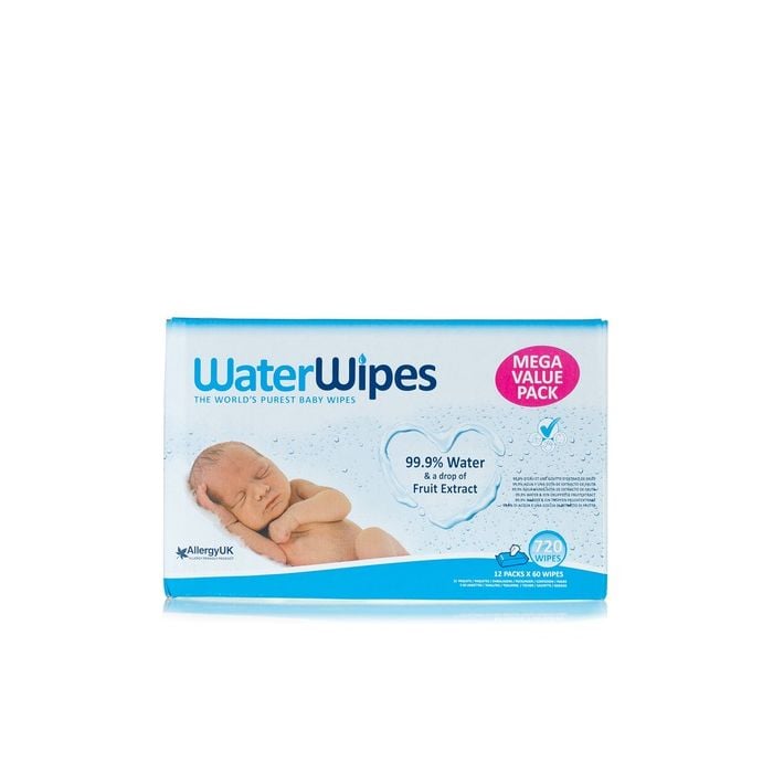 Waterwipes Chemical Free Baby Wipes 72