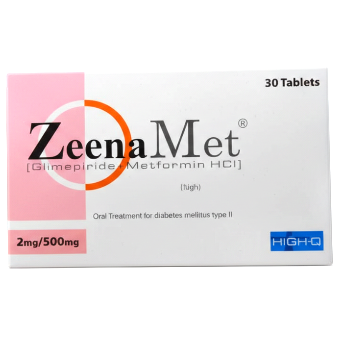 Zeenamet 2mg 500mg tabs