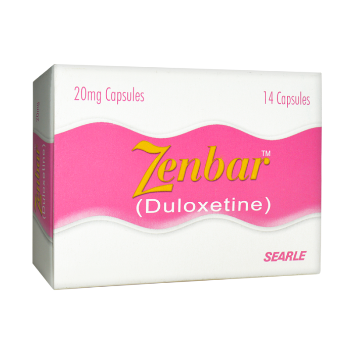 Zenbar 20mg Capsules
