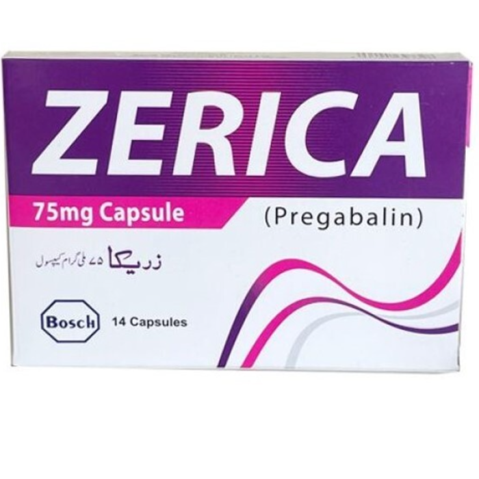 Zerica 75mg Capsules 14s