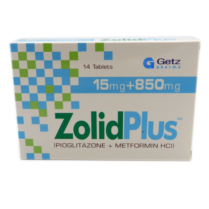 Zolid Plus 15 850mg Tablets