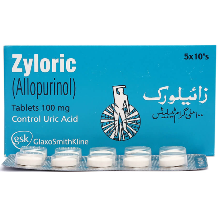 Zyloric 100mg Tablets