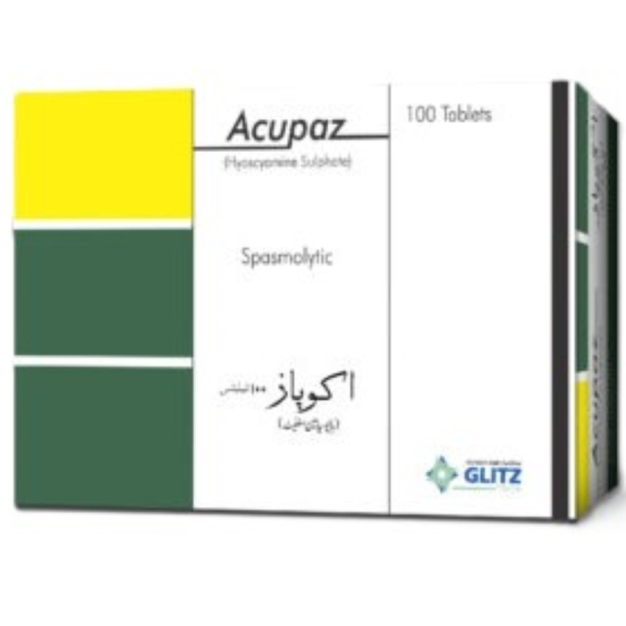 Acupaz tab 250mg 100s