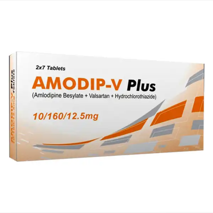 Amodip V Plus 10mg 160mg 12.5mg Tablets