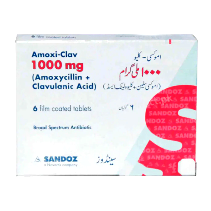 Amoxi Clav 1000mg Tablets