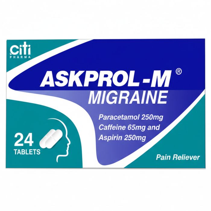 Askprol m (migraine) tab 24s