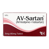 Av Sartan 5mg 80mg Tablets