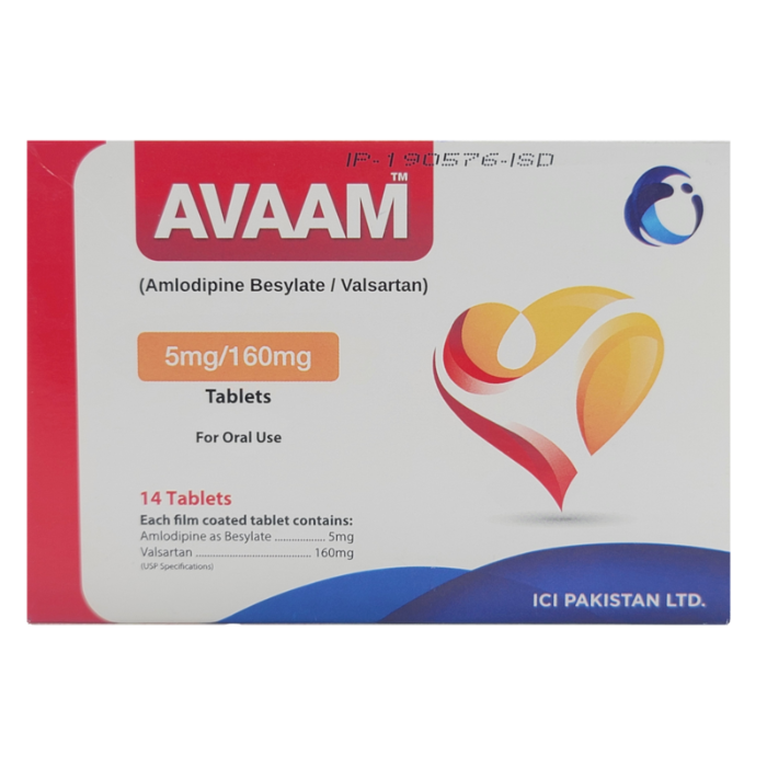 Avaam 5mg 160mg Tablets