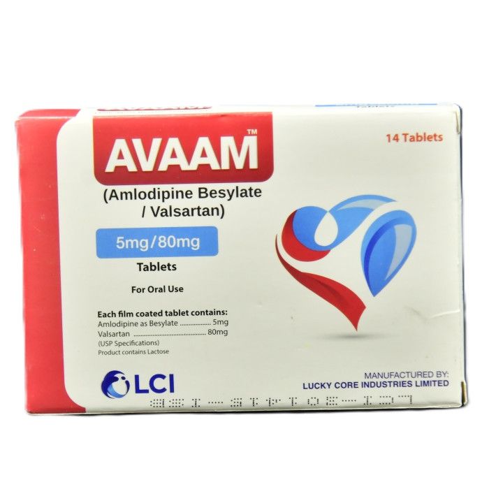 Avaam 5mg 80mg Tablets