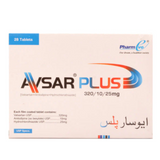 Avsar Plus 10mg 320mg 25mg Tablets