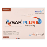 Avsar Plus 5mg 160mg 25mg Tablets