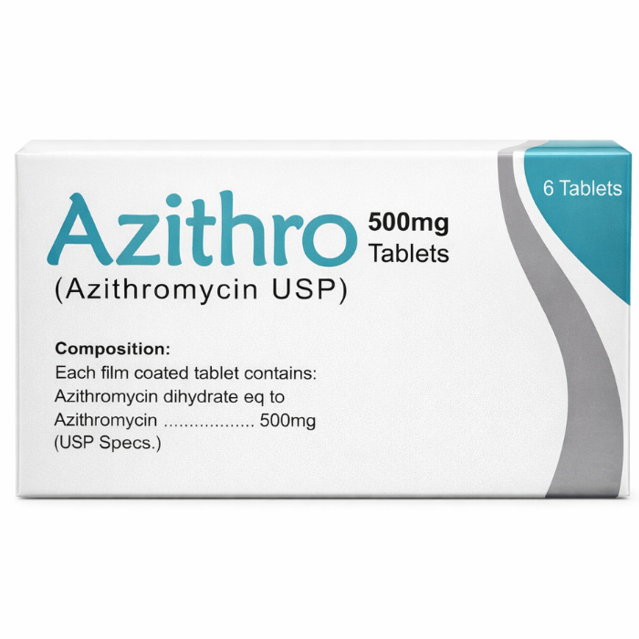 Azithro 500mg tab 6s