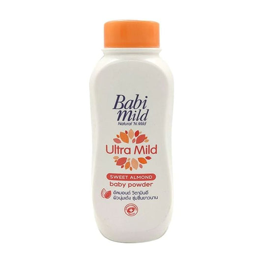 Babi Mild Baby Powder 180gm Ultra Mild Sweet Almond