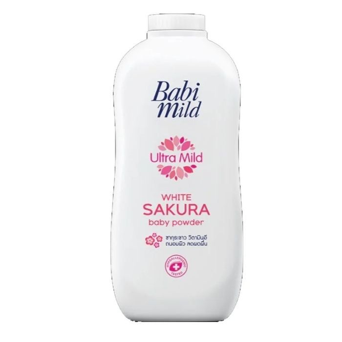 Babi Mild Ultra Mild White Sakura Baby Powder 350gm