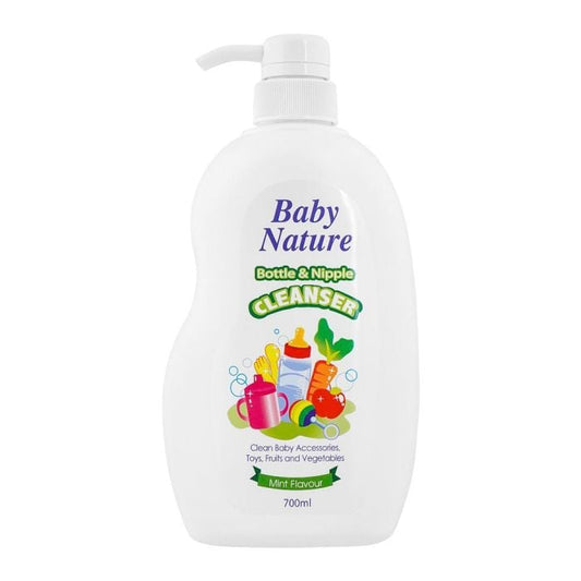 Baby Nature Bottle & Nipple Cleanser 700ml Mint Flavour