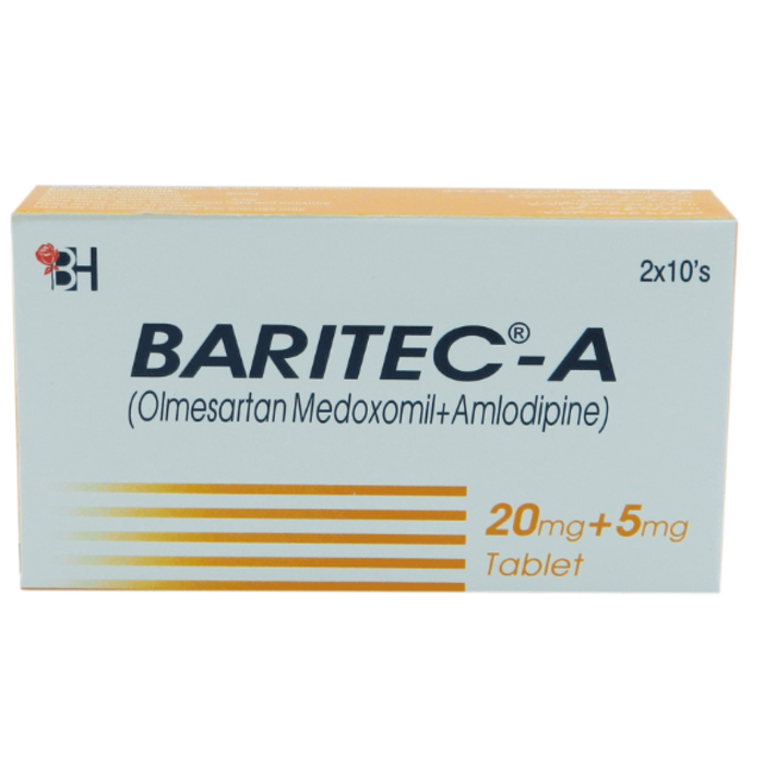 Baritec A 20mg 5mg Tablets