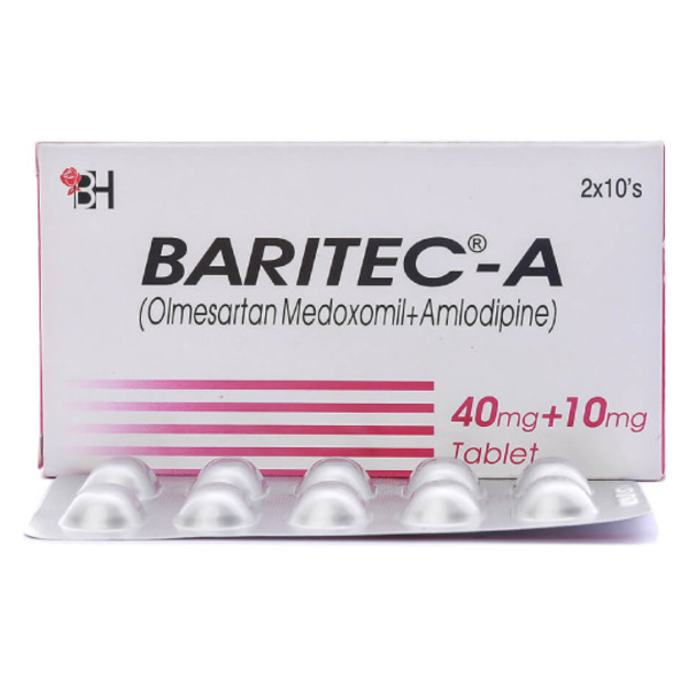 Baritec A 40 10mg Tablets