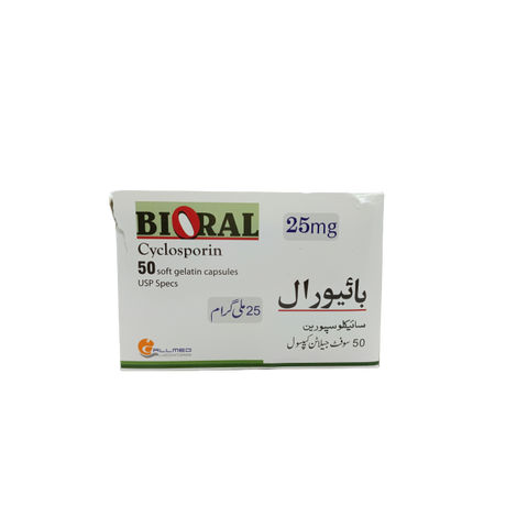 Bioral 25mg Softgel Capsules