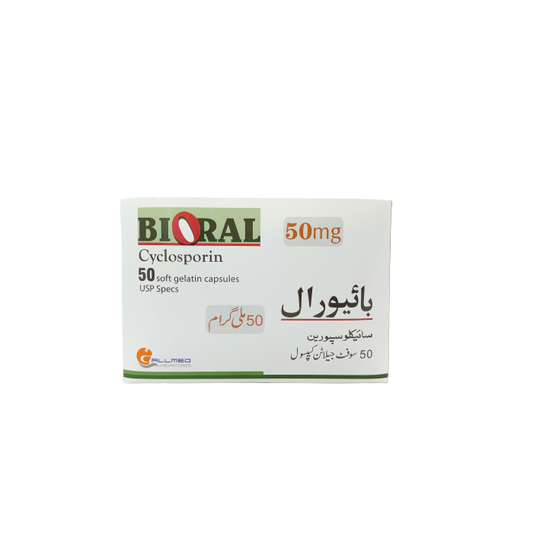 Bioral 50mg Softgel Capsules