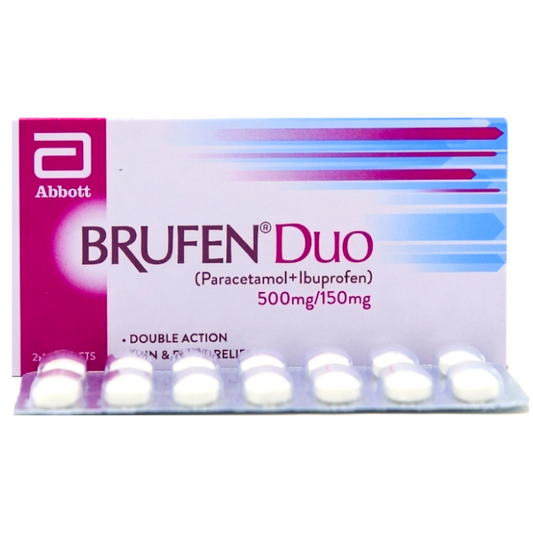 Brufen Duo 500mg 150mg Tab 28s