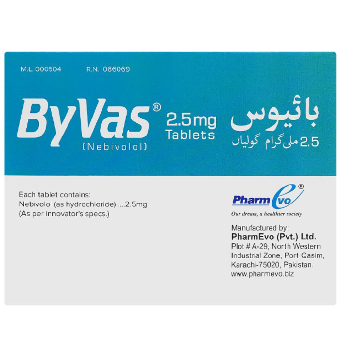 Byvas 2.5mg Tablets