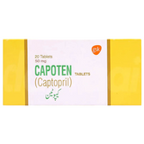 Capoten 50mg tab 20s