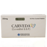 Carveda 25mg Tablets