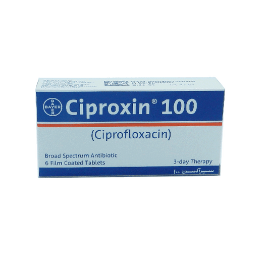 Ciproxin 100mg Tablets