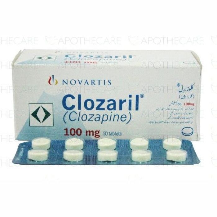 Clozaril 100mg Tablets
