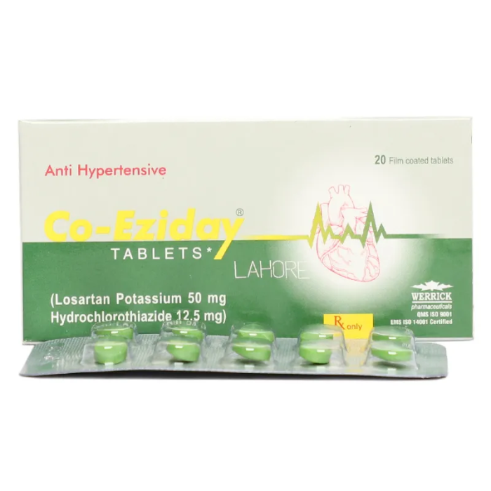 Co Eziday 50mg Tablets