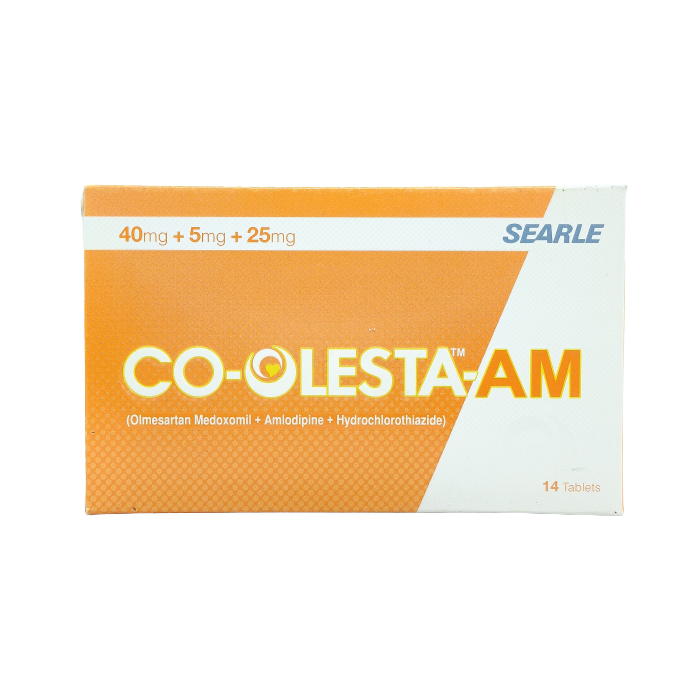 Co Olesta Am 40mg 5mg 25mg Tablets