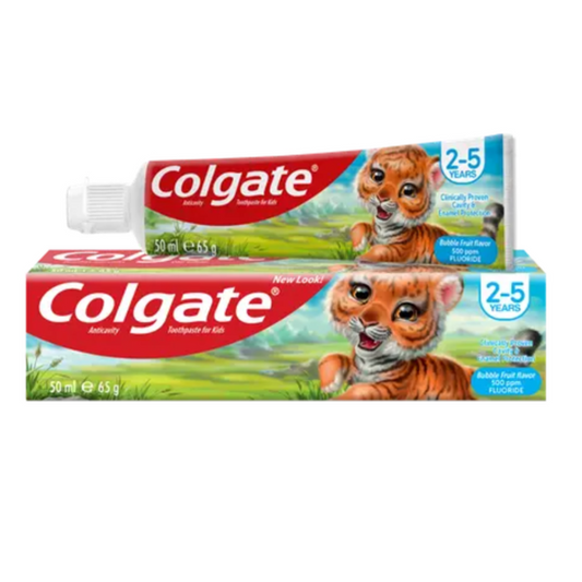Colgate China Tooth Paste 50ml Kids Bubble Fruit 2 5 Years