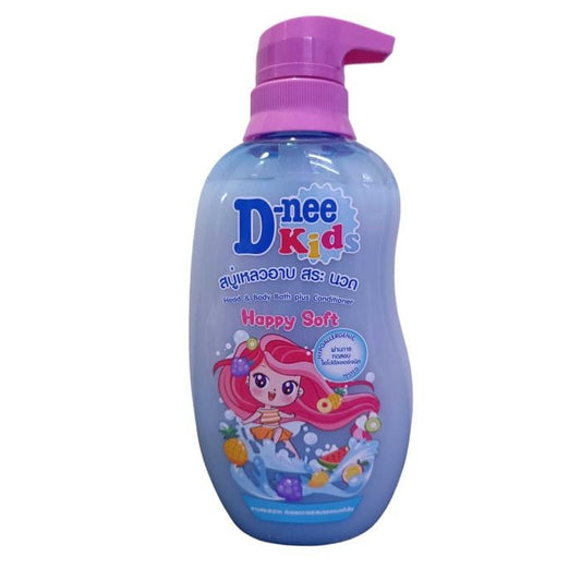 D Nee Head Body Bath Plus Contitioner 380ml Happy Soft