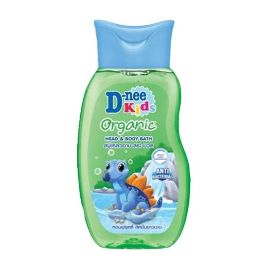 D Nee Kids Head & Body Bath 200ml Green