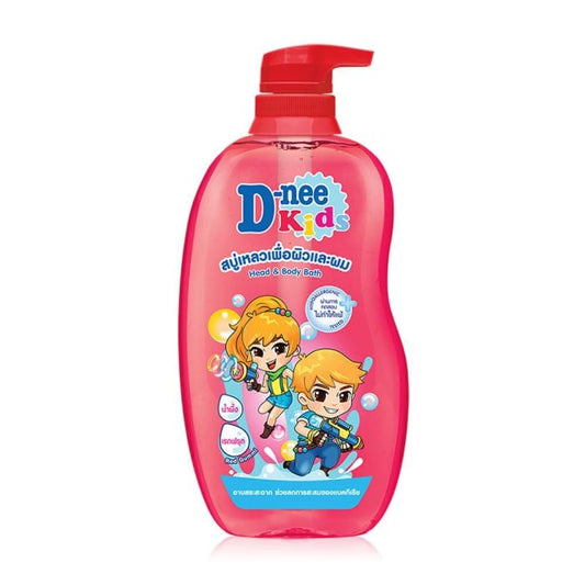 D Nee Kids Head & Body Bath 600ml Red