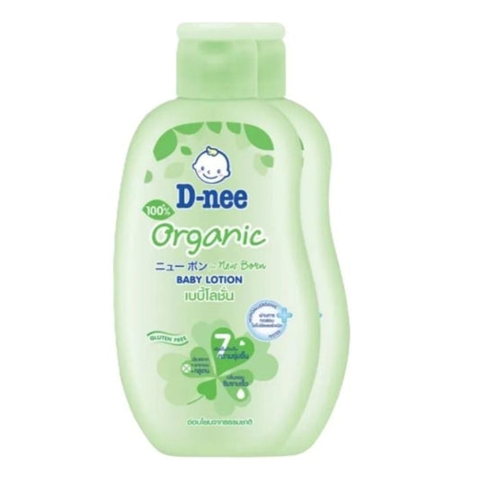 D Nee Organic Baby Lotion 200ml Light Green