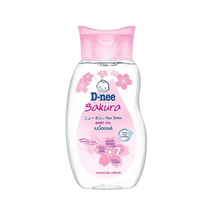 D Nee Organic Baby Oil 200ml Sakura