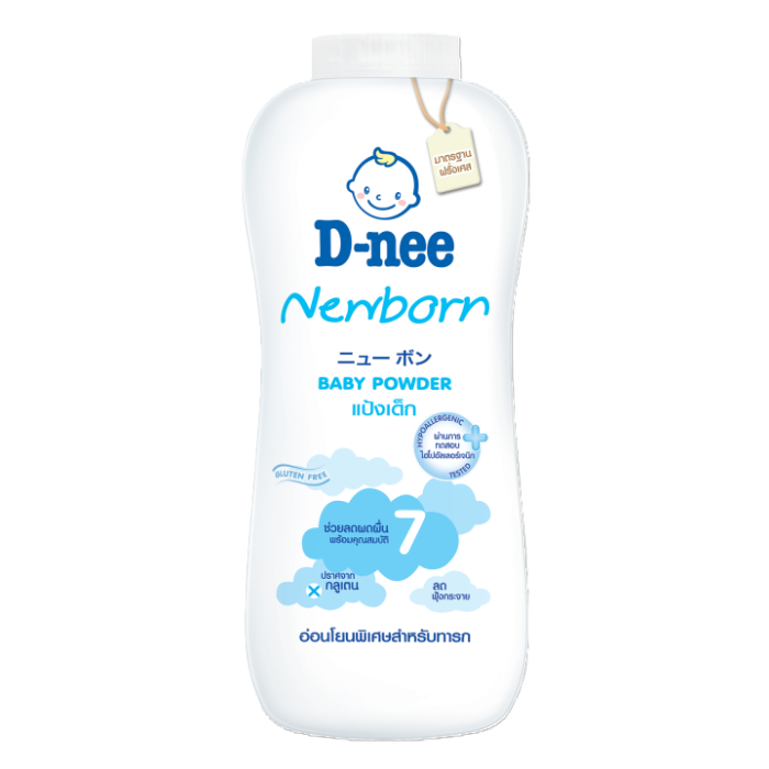 D Nee Organic Baby Powder New Born White