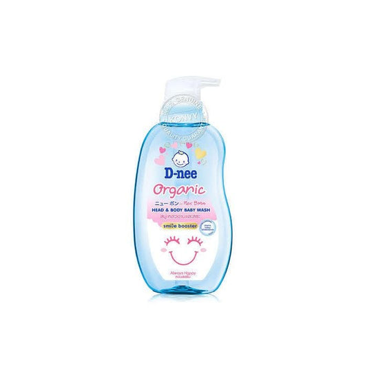 D Nee Organic Head & Body Baby Wash 380ml Always Happy