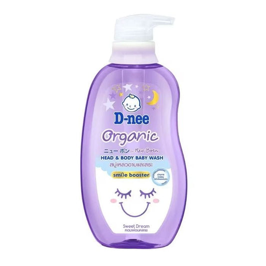 D Nee Organic Head & Body Baby Wash 380ml Sweet Dream