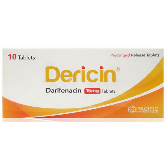 Dericin 15mg tab 10s