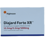 Diajard Forte Xr 12.5mg 2.5mg 1000mg Tablets 14s