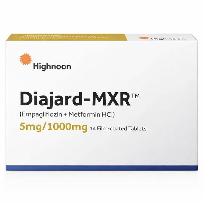 Diajard Mxr 5mg 1000mg Tablets
