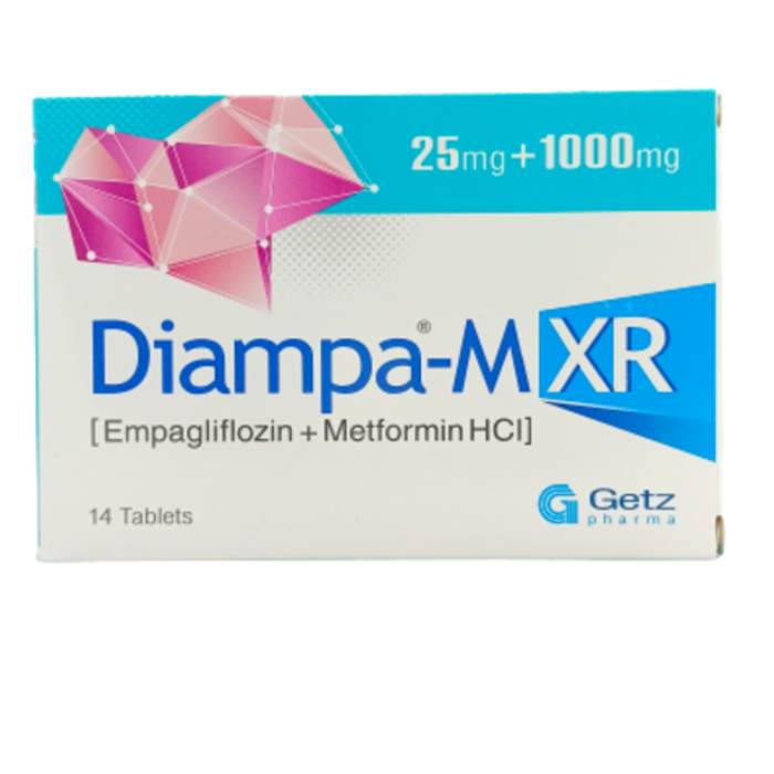 Diampa Mxr 25mg 1000mg Tablets