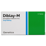 Diblay m 5mg/1000mg tab 14s