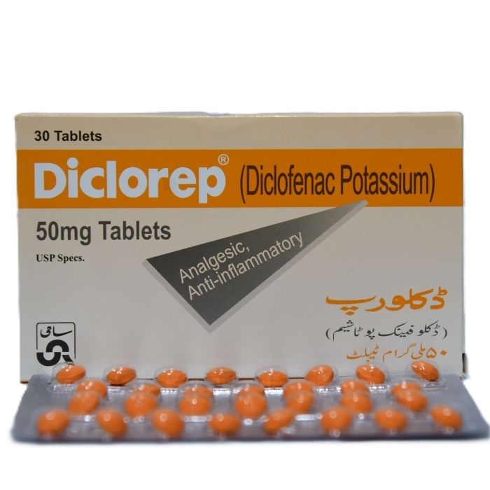 Diclorep 50mg Tablets 30s