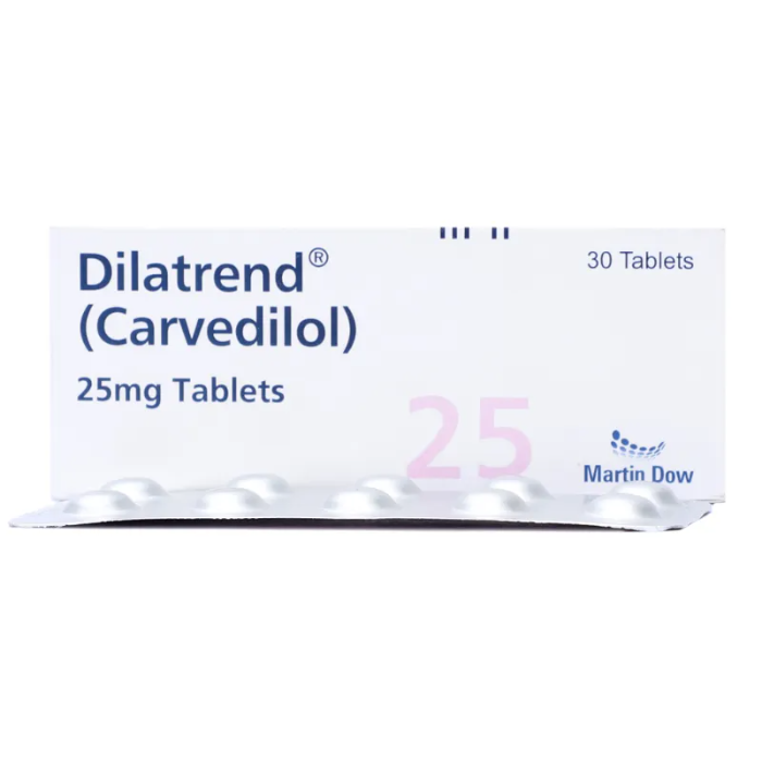 Dilatrend 25mg Tablets